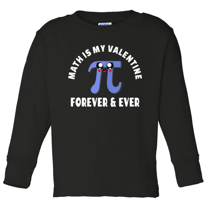 Single Person Math Lover Valentine Joke Toddler Long Sleeve Shirt