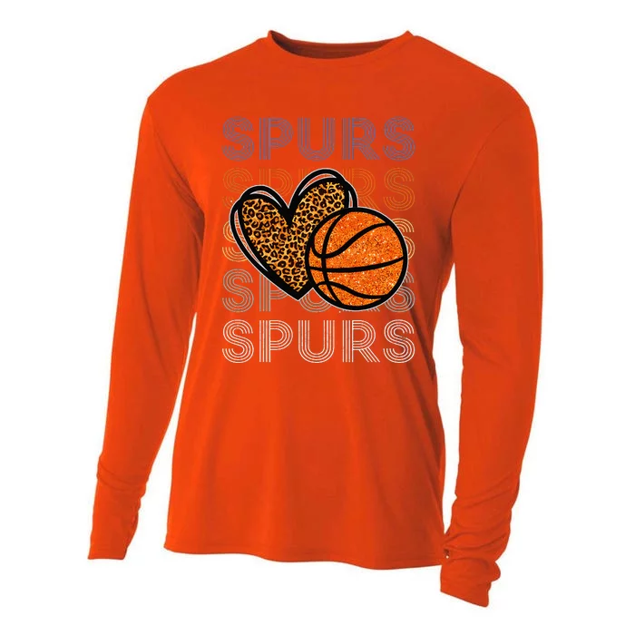 Spurs Proud Name Personalized Cooling Performance Long Sleeve Crew