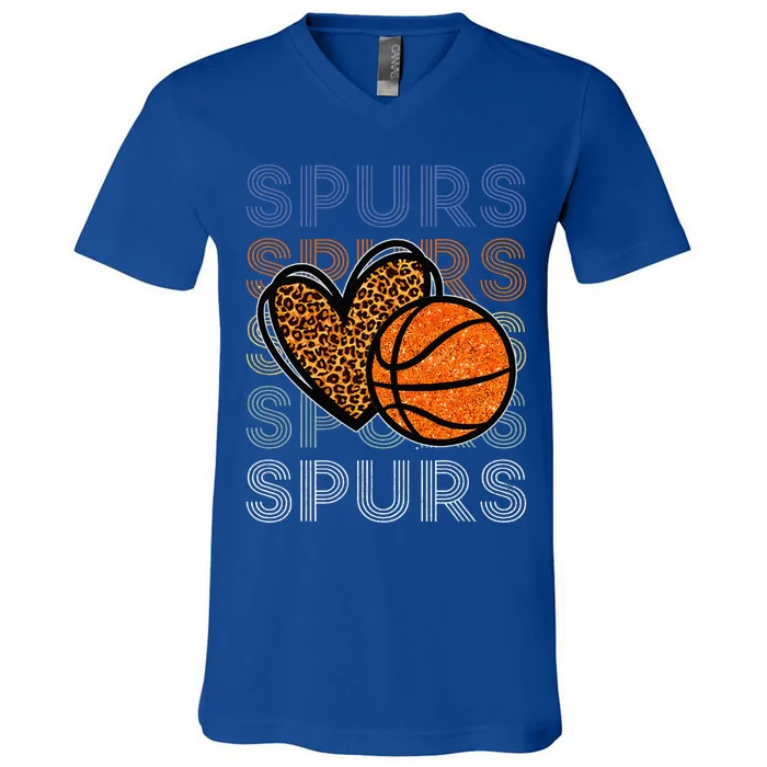 Spurs Proud Name Personalized V-Neck T-Shirt