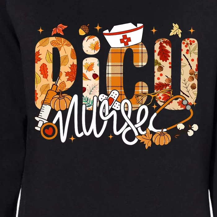 Stethoscope Picu Nurse Fall Yall Autumn Leaves Thanksgiving Womens California Wash Sweatshirt