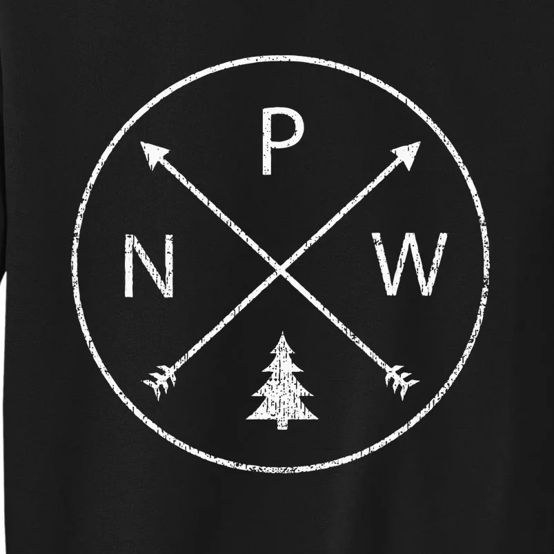 Simple Pacific Northwest Accessory Arrows Pine Tree PNW Sweatshirt