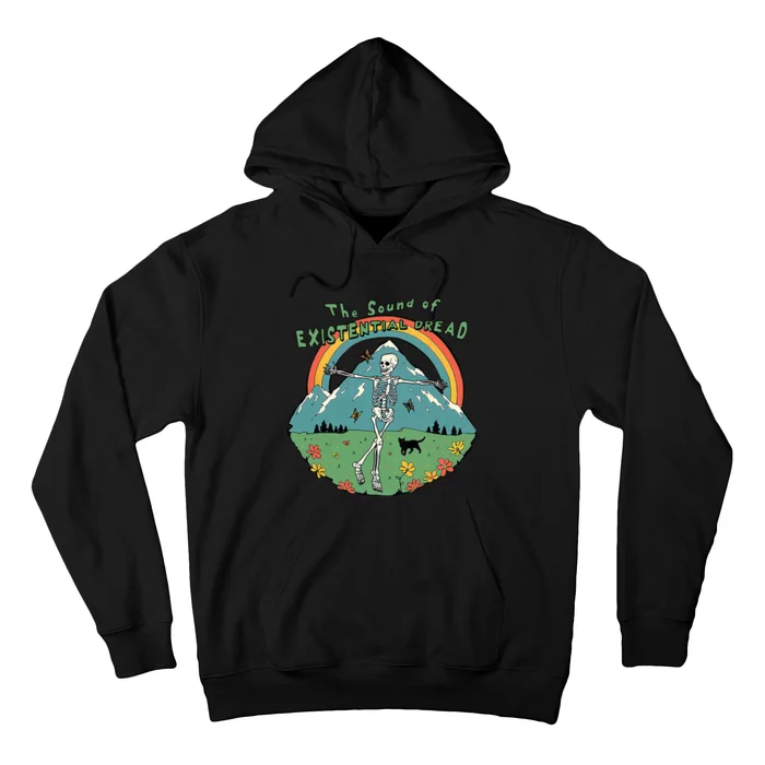 Skeleton Plants Nature The Sound Of Existential Dread Hoodie