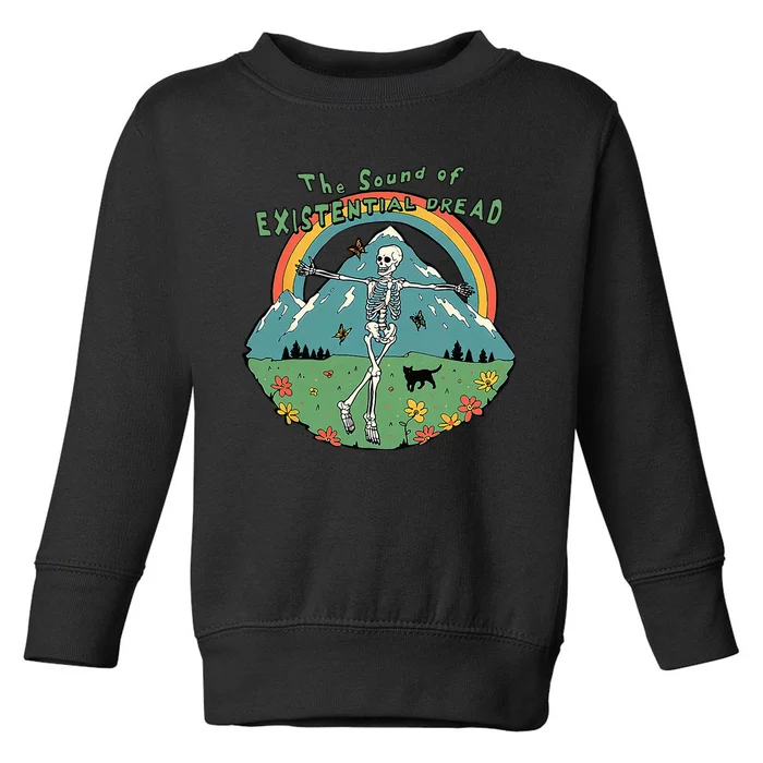 Skeleton Plants Nature The Sound Of Existential Dread Toddler Sweatshirt