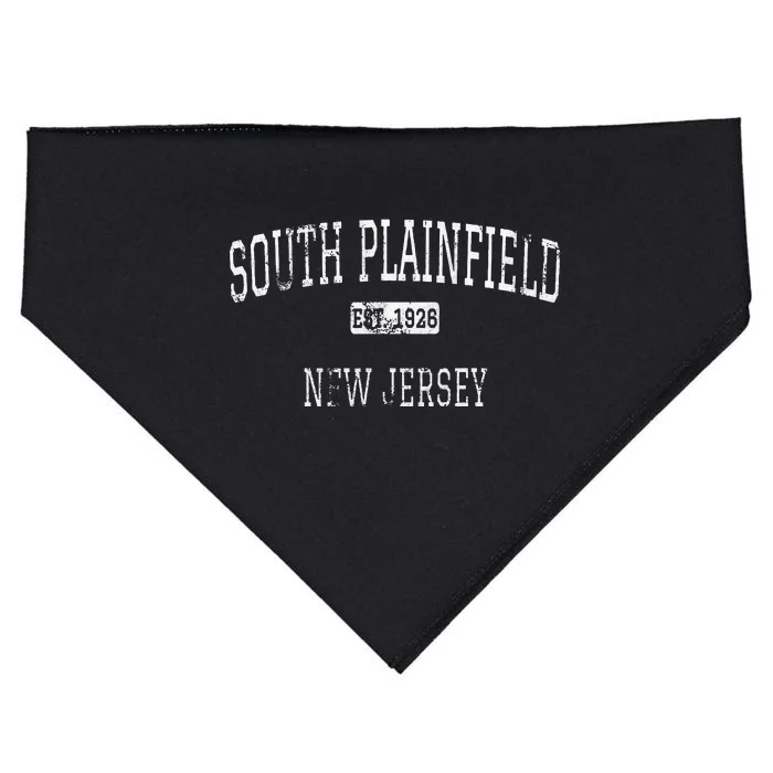 South Plainfield New Jersey Nj Vintage USA-Made Doggie Bandana