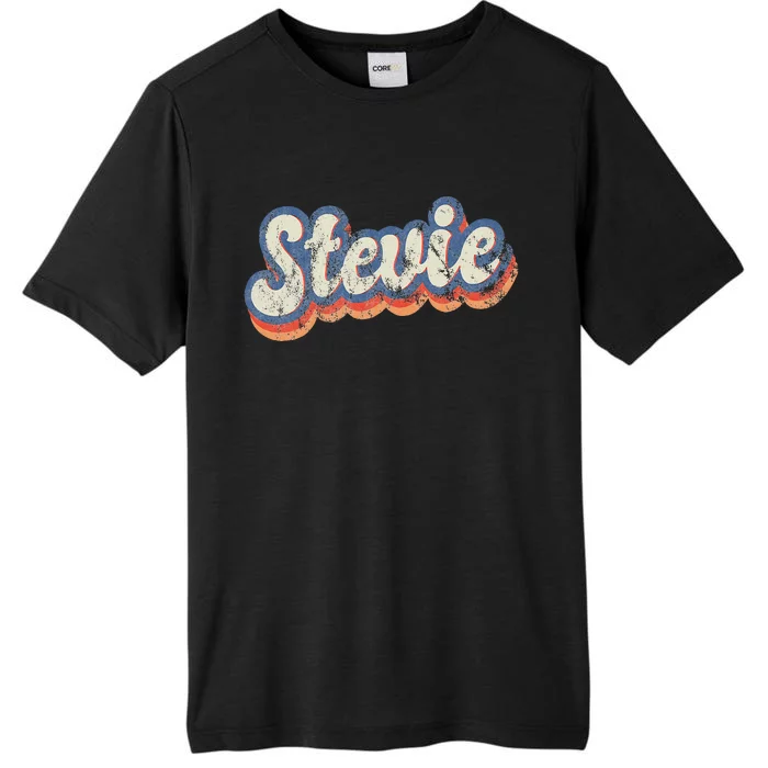 Stevie Personalized Name Custom Lettering 70S ChromaSoft Performance T-Shirt