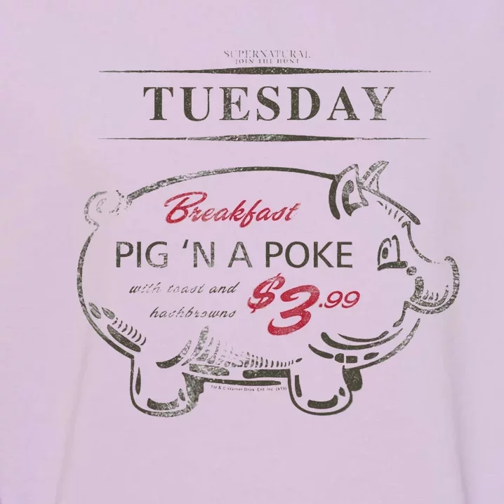 Supernatural Pig N A Poke Garment-Dyed Sweatshirt