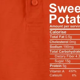 Sweet Potato Nutrition Facts Label Dry Zone Grid Performance Polo