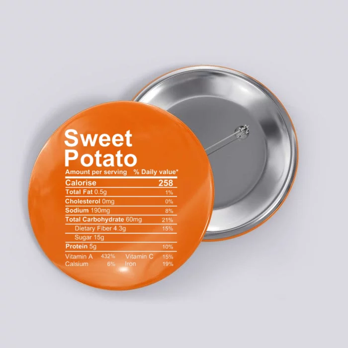 Sweet Potato Nutrition Facts Label Button