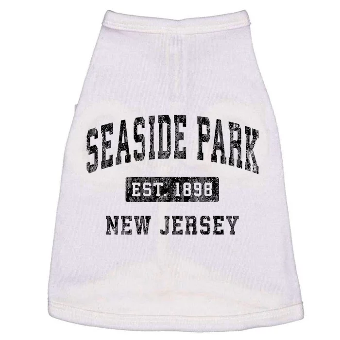 Seaside Park New Jersey Nj Vintage Established Sports Design Doggie Tank