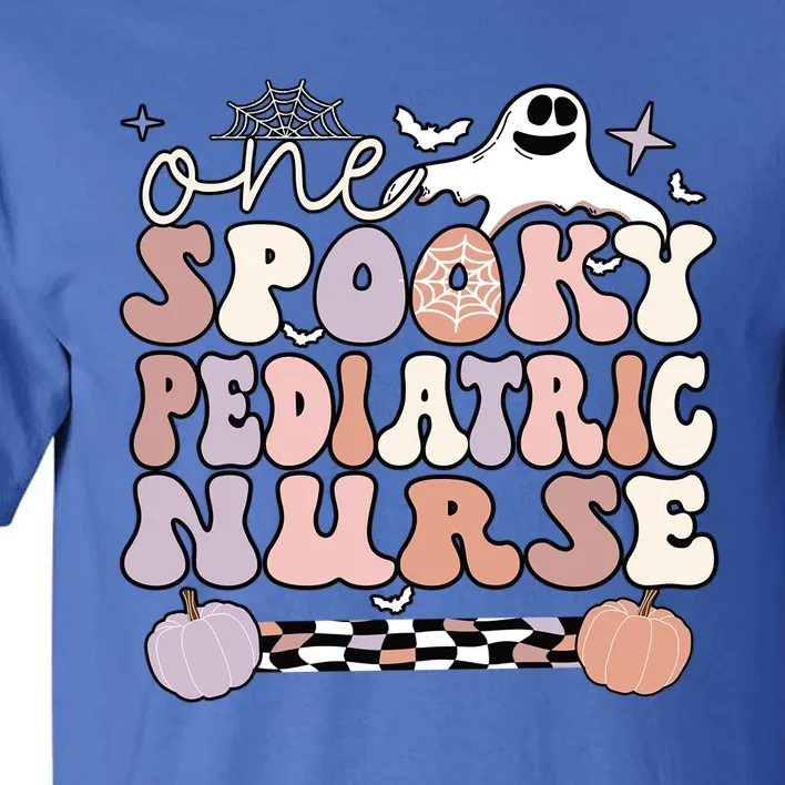 Spooky Peds Nurse Halloween Pediatric Nursing Great Gift Tall T-Shirt