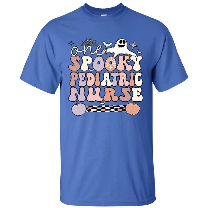 Spooky Peds Nurse Halloween Pediatric Nursing Great Gift Tall T-Shirt