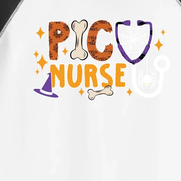 Spooky Picu Nurse Halloween Pediatric Intensive Care Unit Gift Toddler Fine Jersey T-Shirt