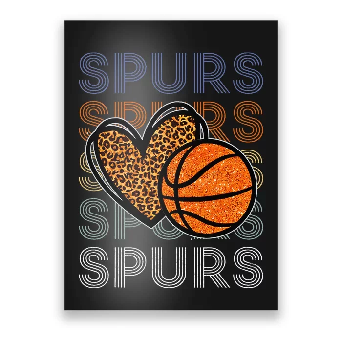 Spurs Proud Name Personalized Vintage Poster