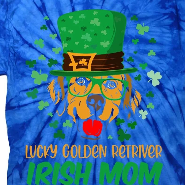 St Patrick’s One Lucky Golden Retriever Irish Dog Mom Cute Gift Tie-Dye T-Shirt