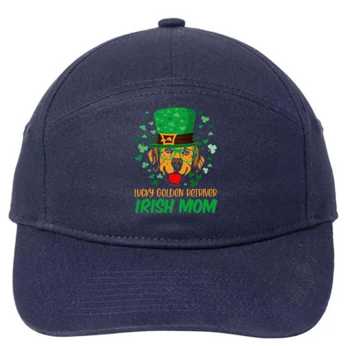 St Patrick’s One Lucky Golden Retriever Irish Dog Mom Cute Gift 7-Panel Snapback Hat