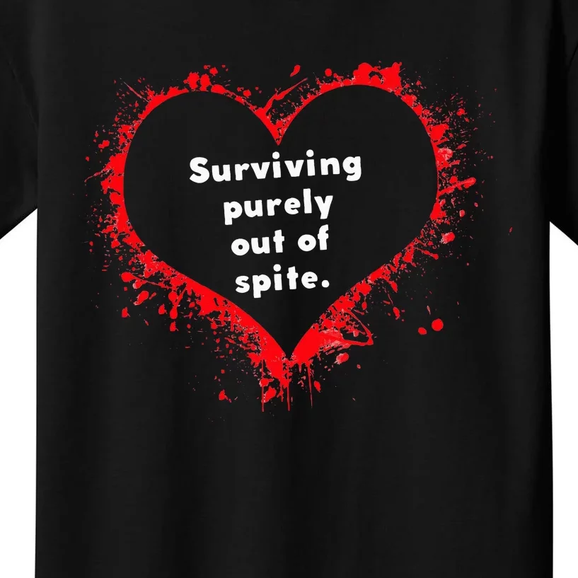 Surviving Purely Out Of Spite Kids T-Shirt