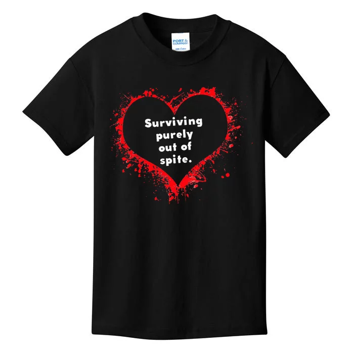 Surviving Purely Out Of Spite Kids T-Shirt