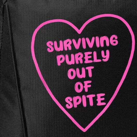 Surviving Purely Out Of Spite Apparel City Backpack