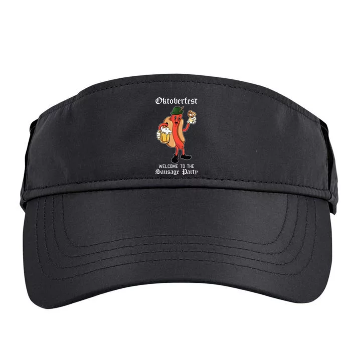 Sausage Party Oktoberfest Funny Bratwurst German Festival Adult Drive Performance Visor