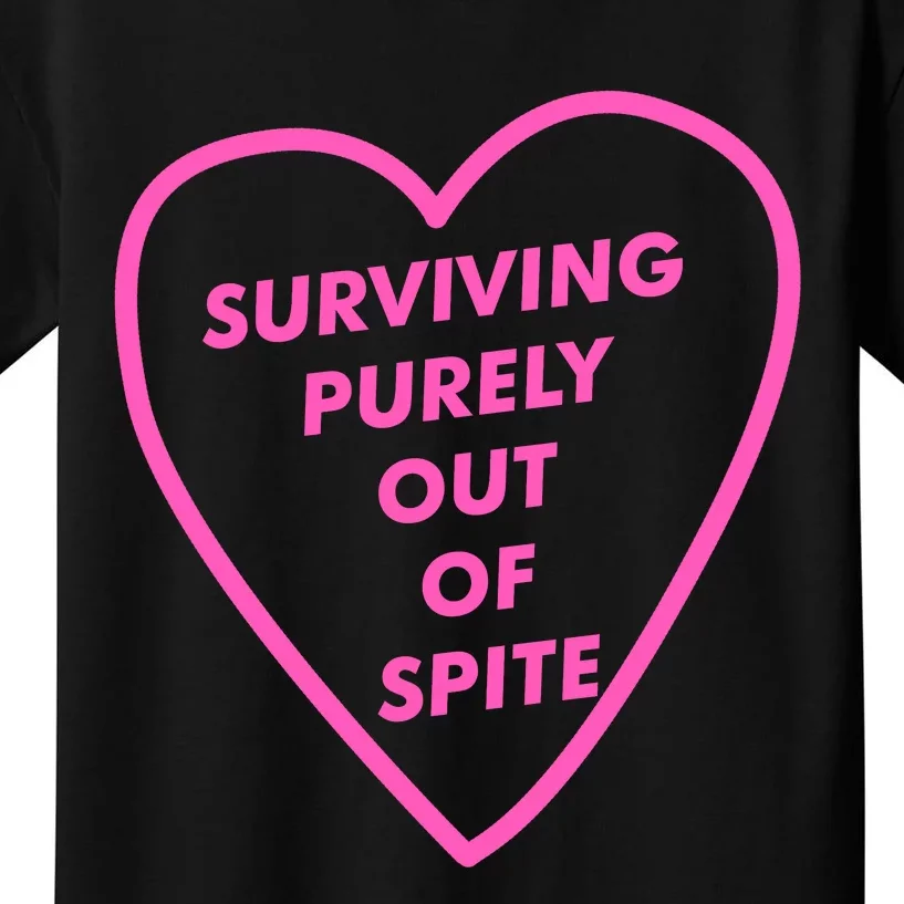 Surviving Purely Out Of Spite Apparel Kids T-Shirt