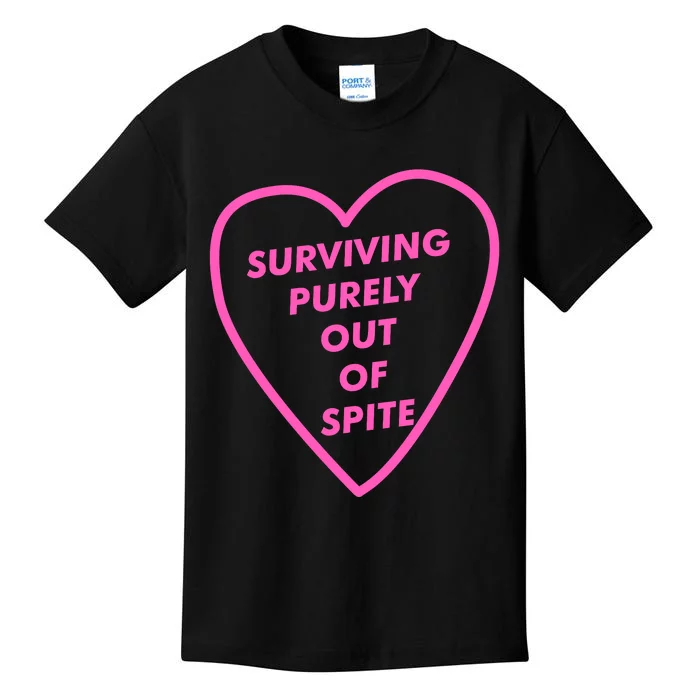 Surviving Purely Out Of Spite Apparel Kids T-Shirt