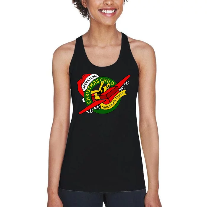 Samaritan's Purse Operation Christmas Child Funny Christmas Women's Racerback Tank