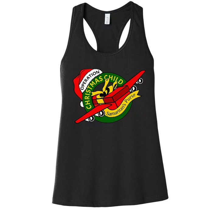 Samaritan's Purse Operation Christmas Child Funny Christmas Women's Racerback Tank