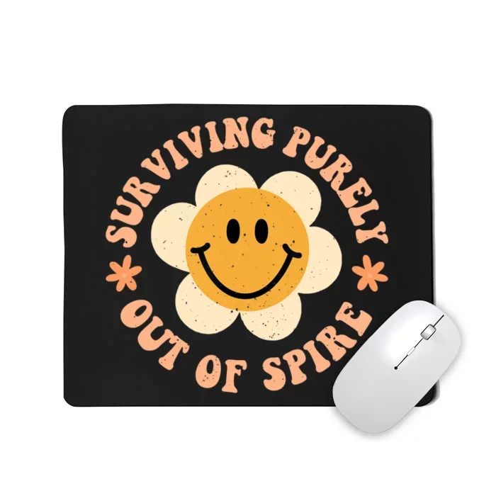 Surviving Purely Out Of Spite A Humorous Funny Joke Mousepad