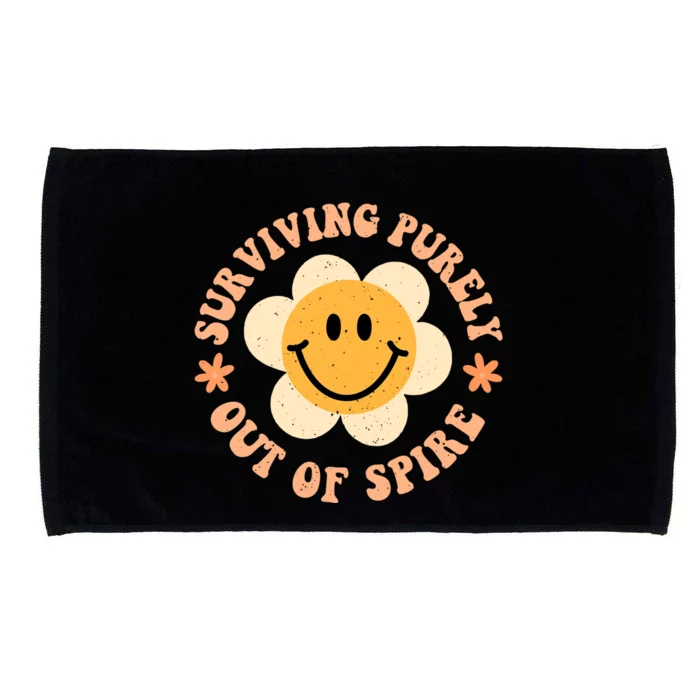 Surviving Purely Out Of Spite A Humorous Funny Joke Microfiber Hand Towel