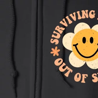 Surviving Purely Out Of Spite A Humorous Funny Joke Full Zip Hoodie