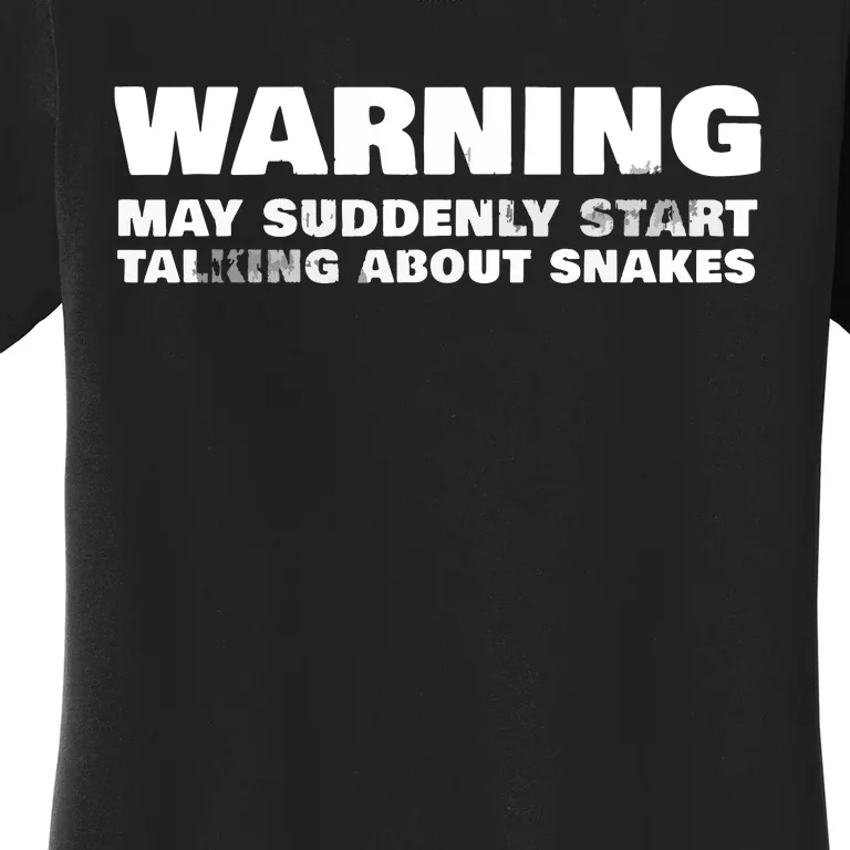 Snake Pet Owner Apparel Reptile Snakes Gift Petting Zoo Women's T-Shirt