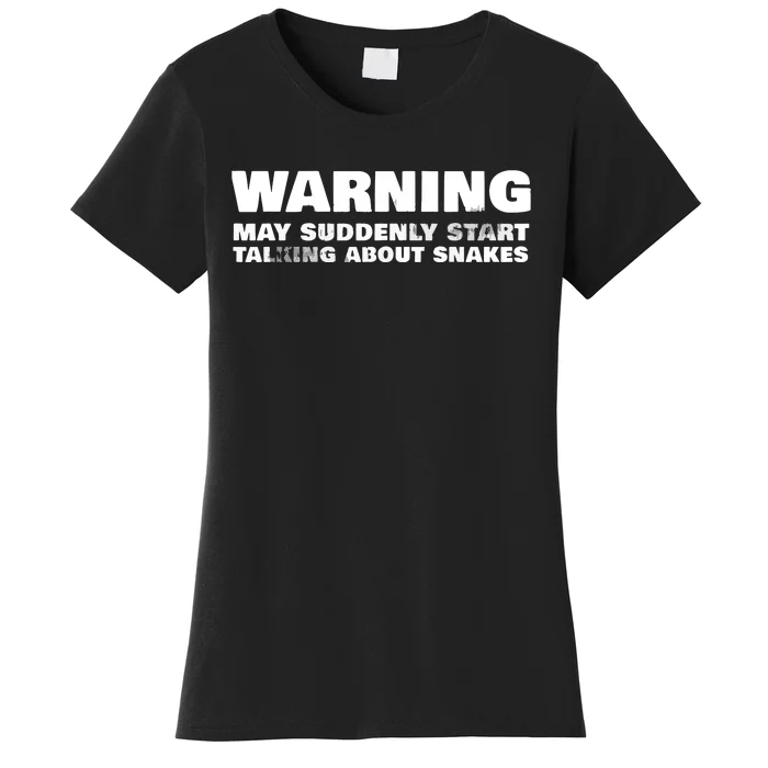 Snake Pet Owner Apparel Reptile Snakes Gift Petting Zoo Women's T-Shirt