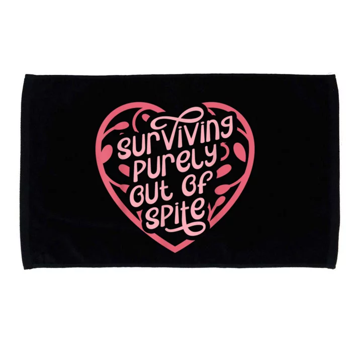 Surviving Purely Out Of Spite Microfiber Hand Towel