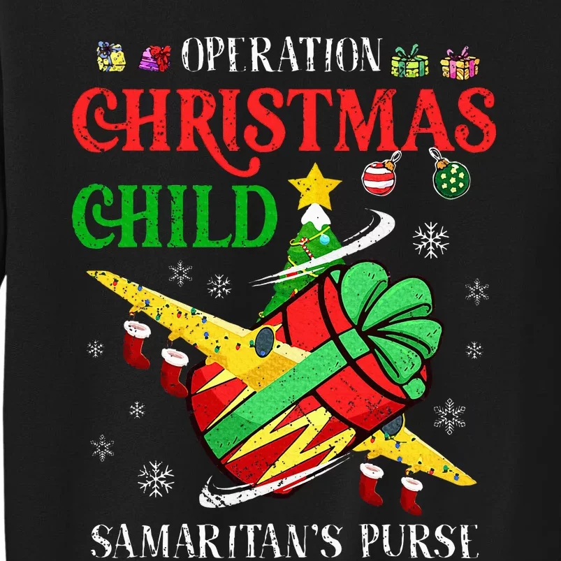 Samaritan's Purse Operation Christmas Child funny Tall Sweatshirt