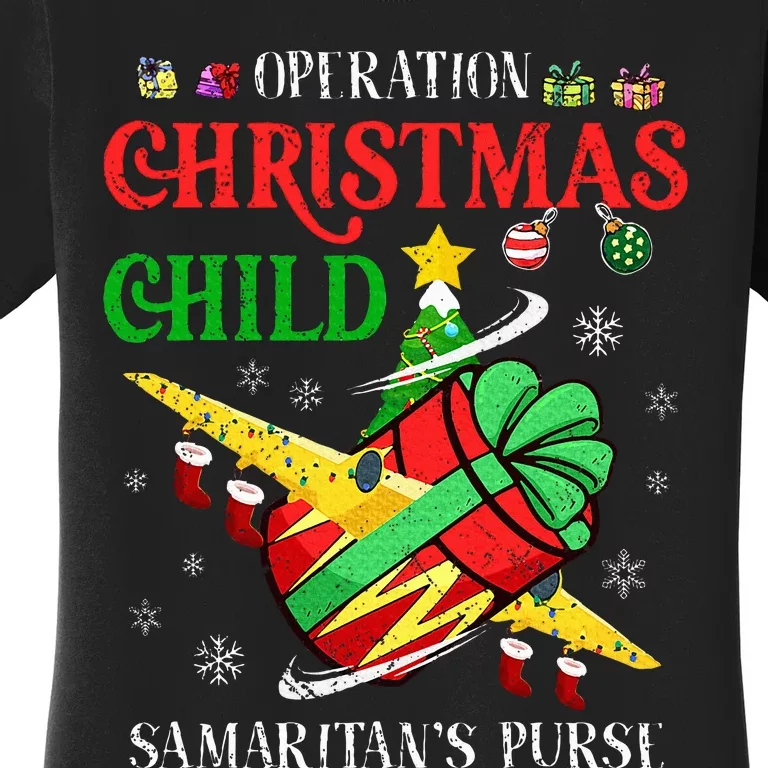 Samaritan's Purse Operation Christmas Child funny Women's T-Shirt