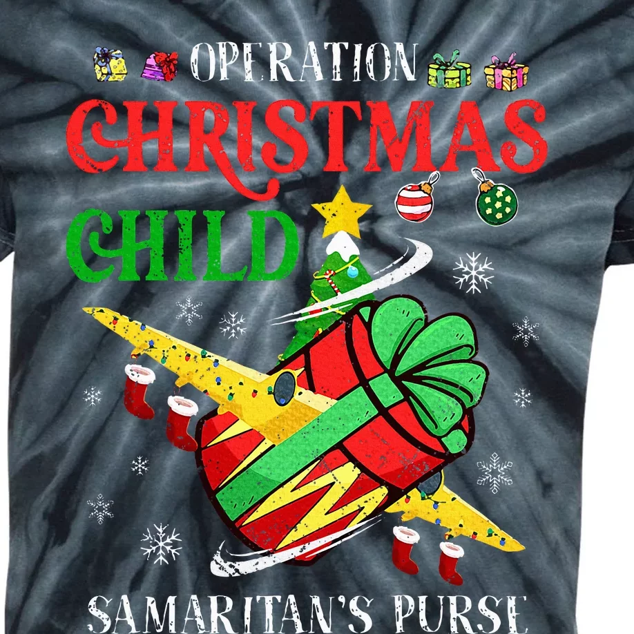 Samaritan's Purse Operation Christmas Child funny Kids Tie-Dye T-Shirt