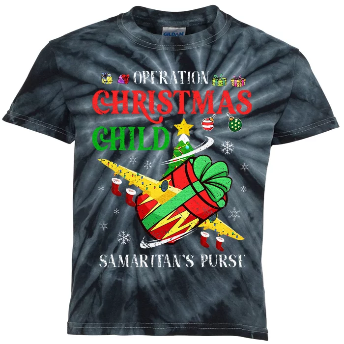 Samaritan's Purse Operation Christmas Child funny Kids Tie-Dye T-Shirt