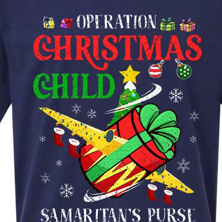 Samaritan's Purse Operation Christmas Child funny Sueded Cloud Jersey T-Shirt