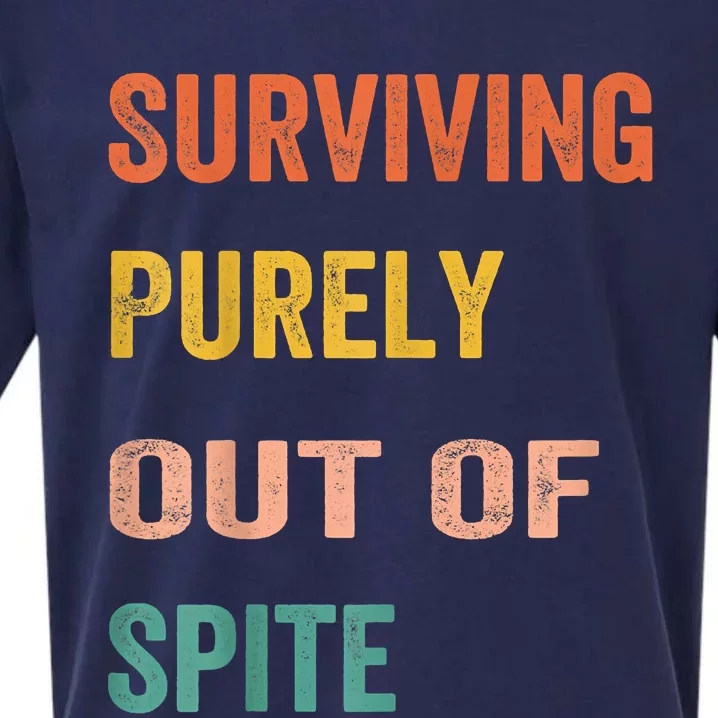 Surviving Purely Out Of Spite Appeal For Life Sueded Cloud Jersey T-Shirt