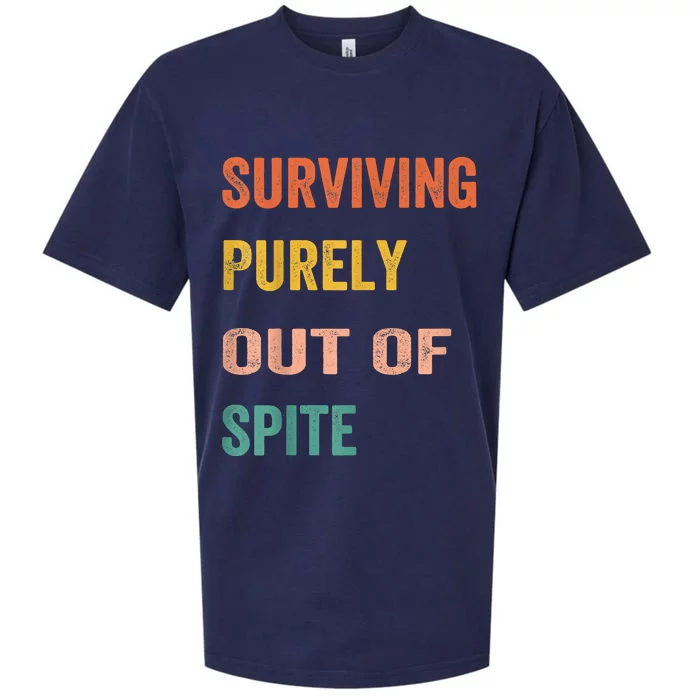 Surviving Purely Out Of Spite Appeal For Life Sueded Cloud Jersey T-Shirt