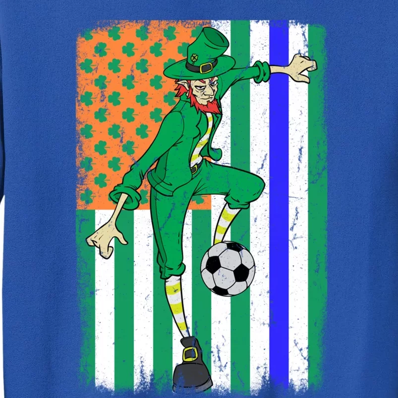 Soccer Police Officer Cop Irish Usa Flag St Patrick's Day Gift Sweatshirt