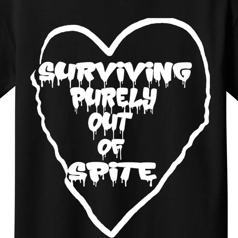 Surviving Purely Out Of Spite Kids T-Shirt