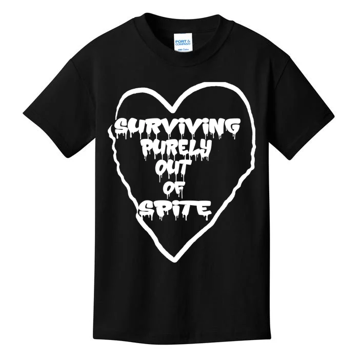 Surviving Purely Out Of Spite Kids T-Shirt