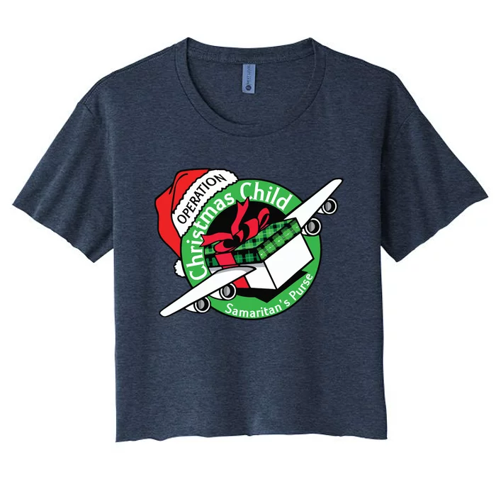 Samaritans Purse Operation Christmas Child Funny Xmas Gifts Women's Crop Top Tee