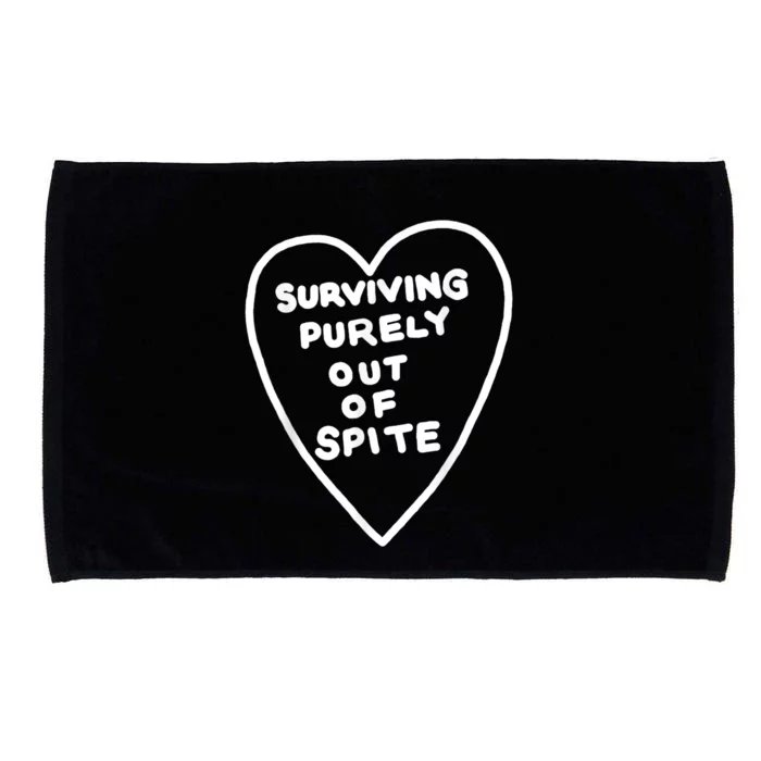 Surviving Purely Out Of Spite Microfiber Hand Towel