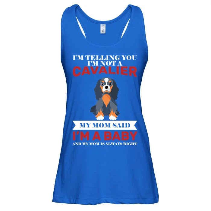 Spoiled King Charles Cavalier Ladies Essential Flowy Tank