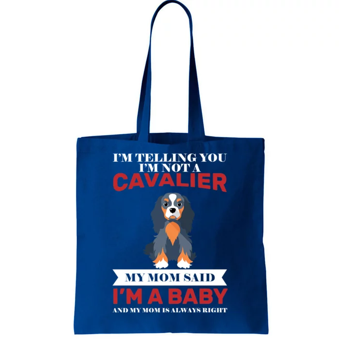 Spoiled King Charles Cavalier Tote Bag