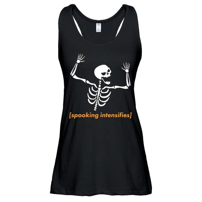 Spooking Intensifies Scary Skeleton Meme Ladies Essential Flowy Tank