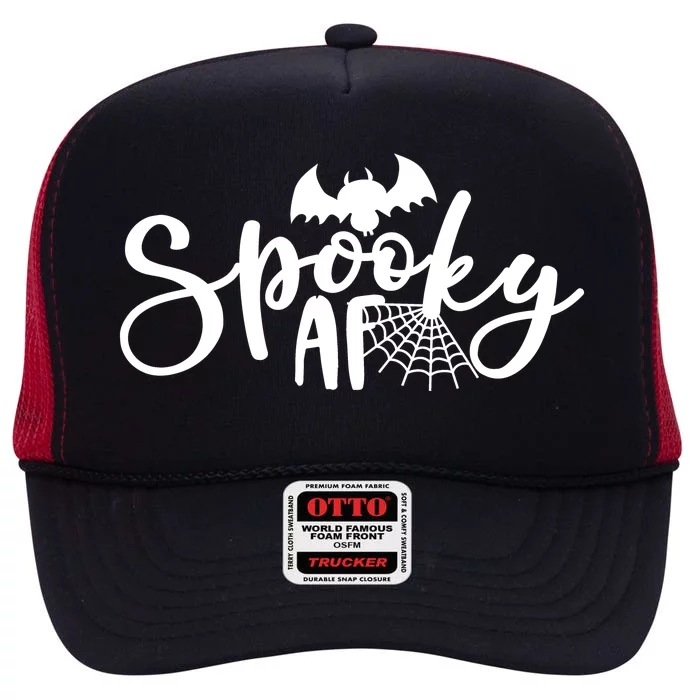 Spooky AF Cute High Crown Mesh Trucker Hat