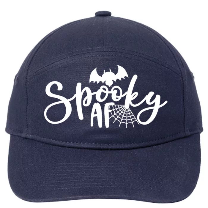 Spooky AF Cute 7-Panel Snapback Hat